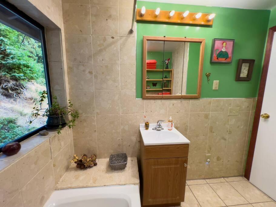 Little House In The Redwoods With A Hot Tub! Apartment Garberville Bagian luar foto