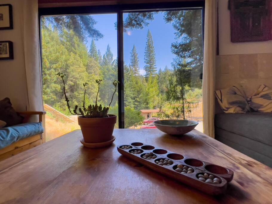 Little House In The Redwoods With A Hot Tub! Apartment Garberville Bagian luar foto